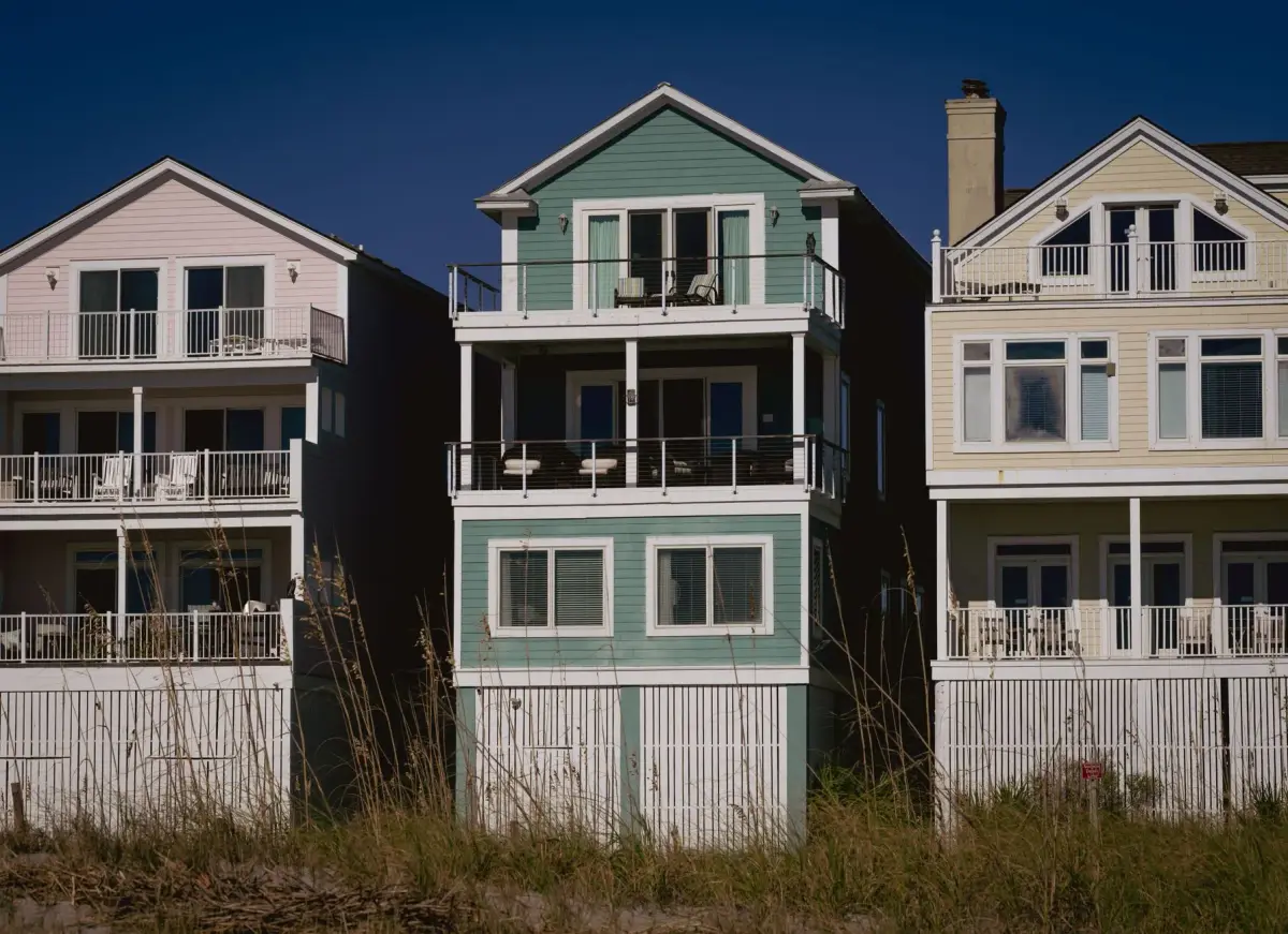 Beach house exterior in Amagansett, NY